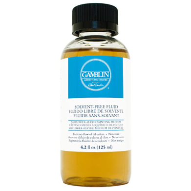 Gamblin Oil Painting Medium - (4.2oz/125ml) Solvent-Free Fluid