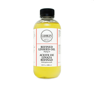 Gamblin Drying Oil - (8.5oz/250ml) Refined Linseed Oil