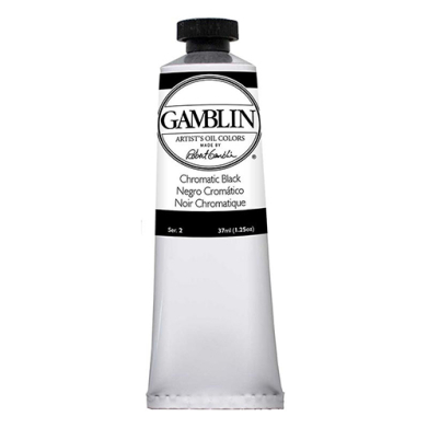 Gamblin Artists Oil Colors  (1.25oz/37ml) Chromatic Black