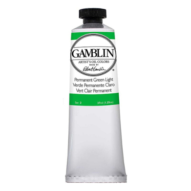 Gamblin Artists Oil Colors  (1.25oz/37ml) Permanent Green Light