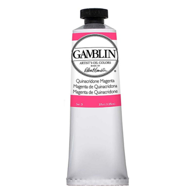 Gamblin Artists Oil Colors  (1.25oz/37ml) Quinacridone Magenta