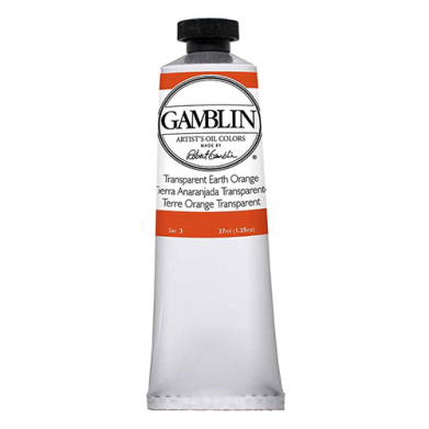 Gamblin Artists Oil Colors  (1.25oz/37ml) Transparent Earth Orange