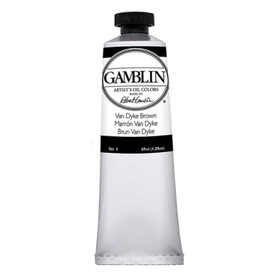 Gamblin Artists Oil Colors  (1.25oz/37ml) Van Dyke Brown