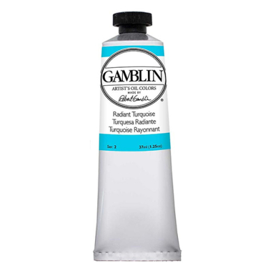 Gamblin Artists Oil Colors  (1.25oz/37ml) Radiant Turquoise
