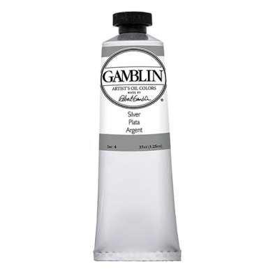 Gamblin Artists Oil Colors  (1.25oz/37ml) Silver