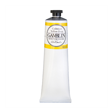 Gamblin Artists Oil Colors  (5.07oz/150ml) Cadmium Yellow Deep