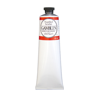 Gamblin Artists Oil Colors  (5.07oz/150ml) Napthol Scarlet