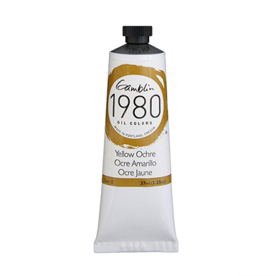 Gamblin 1980 Oil Colors  (1.25oz/37ml) Yellow Ochre