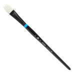 Princeton Aspen 6500 Series Brush for Oil & Acrylic - Long Handle Flat #12