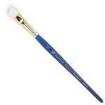 Princeton Summit 6850 Series White Synthetic Brush for Watercolor & Acrylic - Angle Shader 1/2"