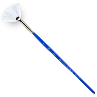 Princeton Summit 6850 Series White Synthetic Brush for Watercolor & Acrylic - Fan #4
