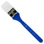 Princeton Summit 6850 Series White Synthetic Brush for Watercolor & Acrylic - Flat Wash 1 1/2"