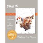 Fluid 100 Cold Press Watercolor Paper Easy-Block 12"  x 16"   (15 Sheets, 140lb)