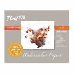 Fluid 100 Cold Press Watercolor Paper Easy-Block 16"  x 20"   (15 Sheets, 140lb)