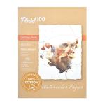 Fluid 100 Cold Press Watercolor Paper Easy-Block 12"  x 16"  (15 Sheets, 300lb)