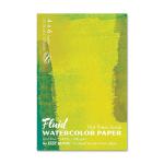 Fluid Watercolor Paper Easy-Block 4" x 6" - (15 Sheets, 140lb) Hot Press