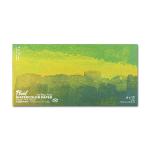 Fluid Watercolor Paper Easy-Block 6" x 12" - (15 Sheets, 140lb) Hot Press