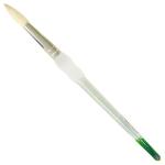 Royal Langnickel Soft-Grip Hog Bristle Brush - Short Handle, Round #8