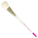 Royal Langnickel Soft-Grip Goat Hair Brush - Short Handle, Blending Mop 1"