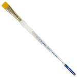 Royal Langnickel Soft-Grip Gold Taklon Brush - Short Handle, Shader #12