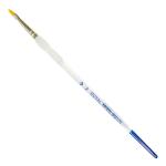 Royal Langnickel Soft-Grip Gold Taklon Brush - Short Handle, Filbert #2