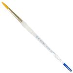 Royal Langnickel Soft-Grip Gold Taklon Brush - Short Handle, Round #8