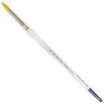 Royal Langnickel Soft-Grip Gold Taklon Brush - Short Handle, Short Round #10