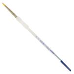 Royal Langnickel Soft-Grip Gold Taklon Brush - Short Handle, Short Round #4