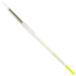 Royal Langnickel Soft-Grip White Taklon Brush - Short Handle, Round #6