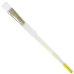 Royal Langnickel Soft-Grip White Taklon Brush - Short Handle, Bright #8