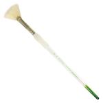 Royal Langnickel Soft-Grip Hog Bristle Brush - Short Handle, Fan #4