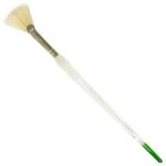 Royal Langnickel Soft-Grip Hog Bristle Brush - Short Handle, Fan #6