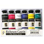Richeson Shiva Series Casein Paint 1.25oz/37mL - (6 Pack) Basic Colors