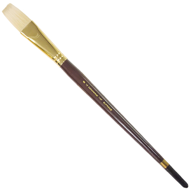 Royal Langnickel Supreme Hog Bristle Brush - Flat #12