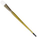 Royal Langnickel Snowhite Taklon Brush - Long Handle, Filbert #12