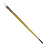 Royal Langnickel Snowhite Taklon Brush - Long Handle, Filbert #8