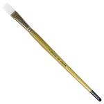 Royal Langnickel Snowhite Taklon Brush - Long Handle, Flat #10