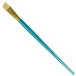 Royal Langnickel Menta 38 Brush for Acrylic & Oil - Long Handle, Angle #10