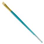 Royal Langnickel Menta 38 Brush for Acrylic & Oil - Long Handle, Angle #6