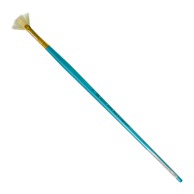 Royal Langnickel Menta 38 Brush for Acrylic & Oil - Long Handle, Fan #2