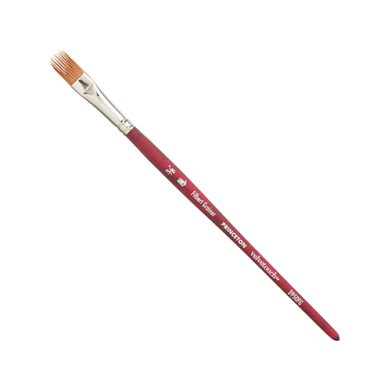 Princeton Velvetouch Mixed Media Brush - Filbert Grainer 3/8"