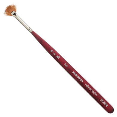 Princeton Velvetouch Mixed Media Brush - Mini, Fan #20/0