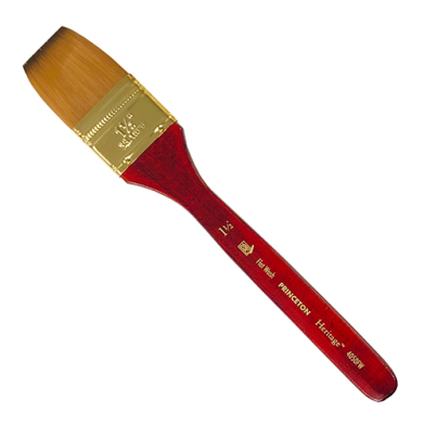 Princeton Heritage Synthetic Sable Brush - Flat Wash 1 /2"
