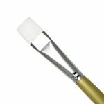 Royal Langnickel Snowhite Taklon Brush - Short Handle, Bright #0