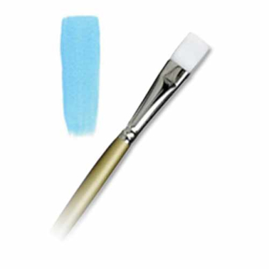 Royal Langnickel Snowhite Taklon Brush - Short Handle, Bright #12