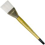 Royal Langnickel Snowhite Taklon Brush - Short Handle, Stroke 1 1/2"