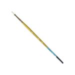 Royal Langnickel Snowhite Taklon Brush - Short Handle, Flat #0