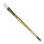 Royal Langnickel Snowhite Taklon Brush - Short Handle, Flat #8