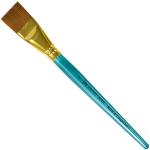 Royal Langnickel Menta 78 Brush for Acrylic - Short Handle, Flat Wash 1"
