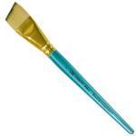 Royal Langnickel Menta 98 Brush for Acrylic - Short Handle, Angle 1"